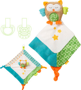 Fehn Doudou hibou de luxe 32cm 4001998071498