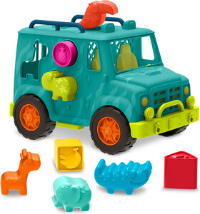 B. Brand B.Toys - Happy Cruisers Camion à formes " Rollin' animal rescue" 062243445833