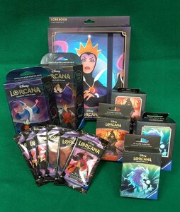 Lorcana Disney lorcana (EN) Mega combo pack - Rise of the Floodborne - 2 starter deck, 2 deck boxes + sleeve packs, 1 folio 10 pages First chapter, 6 boosters *