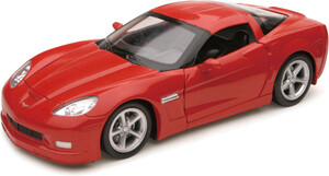 New-Ray Toys 1970 Chevrolet Corvette rouge 1:24 Die cast *