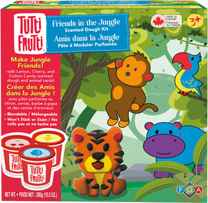 Tutti Frutti Pâte à modeler ensemble amis dans la jungle- bil 061404147548
