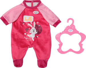 Zapf Creation BABY born - Pyjama Fuchsia pour poupée de 43 cm 4001167832646