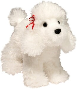 Douglas Toys Gina White Poodle 767548146460