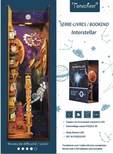Jacarou Casse-tête 3D serres-livres interstellar 731093611421