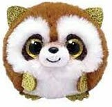 Ty PICKPOCKET - raccoon brown ball 008421425402