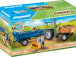 Playmobil Playmobil 71249 Tracteur avec remorque 4008789712493