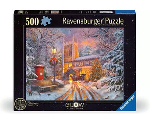 Ravensburger casse-tête Casse-tête 500 Glow in the dark - Noël 4005555004813