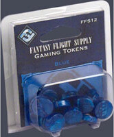 Fantasy Flight Games Pièces de jeu jetons bleu plastique 9781589948273