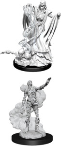 NECA/WizKids LLC Dnd unpainted minis wv11 lich and mummy lord 634482900208