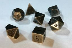 Chessex Dés d&d 7pc en métal - Métal Finlandais 601982009533