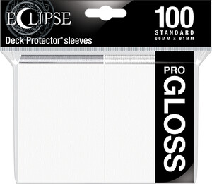 Ultra PRO Protecteurs de cartes mtg Eclipse PRO-Gloss Blanc 100ct 074427156008