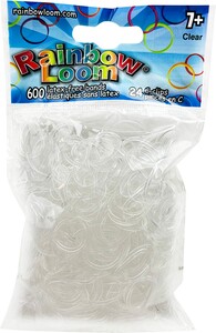 Rainbow Loom Élastiques à bracelet Clear Jelly 851566005387