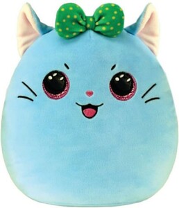 Ty Beanie squishies (14") - kirra - cat with bow 008421393350
