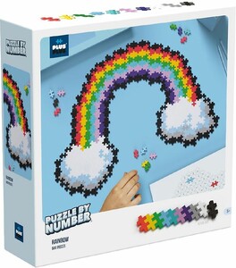 Plus-Plus Plus-Plus Casse-tête Arc-en-ciel par numéros 500pc 5710409106924