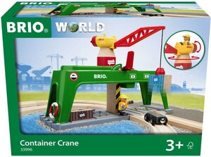 Brio Train Brio Train en bois Grue de chargement de conteneurs 33996 7312350339963