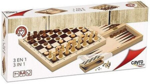 Cayro Échecs, Dames, Backgammon / 3 dans 1 8422878606481