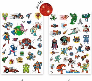 Djeco Tatouages Heroes vs villains #CO 10# 3070900096141