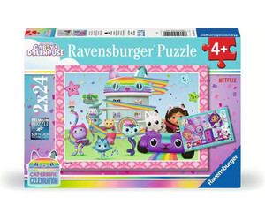 Ravensburger casse-tête Casse-tête 24x2 Gabby's Dollhouse - La fête 4005555041122