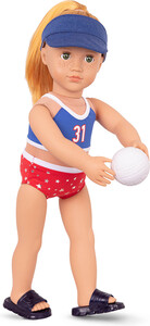 Poupées Our Generation Poupée OG - Joueuse de volleyball olympique Magnolia 46 cm (18") 062243449732