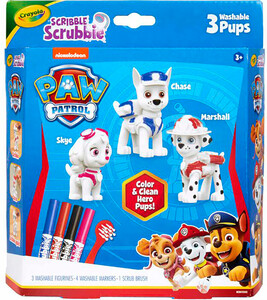 Crayola Scribble Scrubbie Pat' Patrouille 3 figurines 063652536204