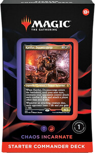 Wizards of the Coast MTG Starter Commander deck 2022 Chaos Incarnate MTG