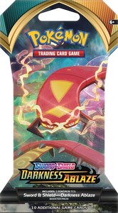 nintendo Pokemon Sword and Shield 3 Darkness Ablaze Sleeved Booster 820650807138