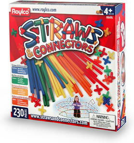 Roylco Pailles et connecteurs 230 pièces (Straws and Connectors) 066960060850