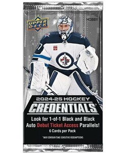 Upper Deck Upper Deck Credentials Hockey 24/25 hobby Booster 053334829915