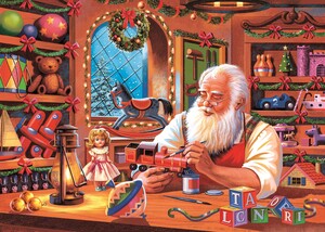 Clementoni Casse-tête 1000 L'atelier du Père Noël 8005125809714