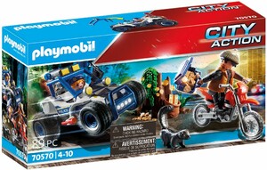 Playmobil Playmobil 70570 Policier avec voiturette et voleur à moto (juillet 2021) 4008789705709