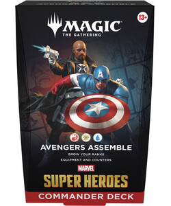 Wizards of the Coast MTG Marvel super heroes - commander deck Avengers assemble MTG