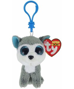 Ty Beanie boos clip (5") - slush - husky 008421365036