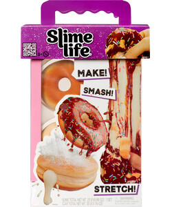 slime life slime life - beignes - glacés au chocolat et fourrés à la crème 035051567325