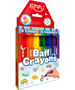Zimpli Kids zimpli - baff crayons paquet de 6 813974029065