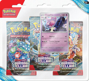 Pokémon Pokémon Scarlet & Violet Stellar Crown - 3pk blister - Tinkaton/Forgelinas (francais) *