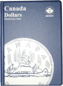 Uni-Safe monnaie etui canada 1.00$ page vierge #147b 