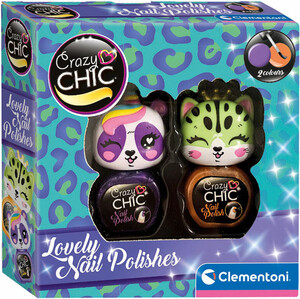 Clementoni Crazy chic Vernis à ongles violet-orange (fr/en) 8005125187966
