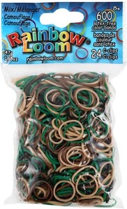 Rainbow Loom Élastiques à bracelet Camo 851566005622