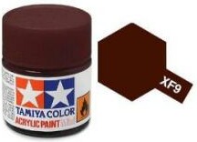 Tamiya Inc. Peinture xf-9 flat hull red acry 4950344069583