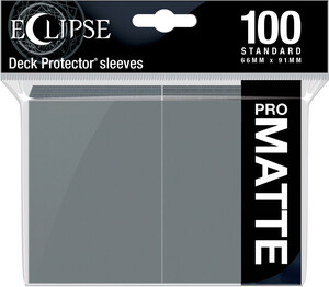 Ultra PRO Protecteurs de cartes Standard Eclipse PRO-Matte 100ct Gris 074427156237