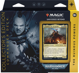 Wizards of the Coast MTG Warhammer 40K Collector The Ruinous Powers Commander Deck 