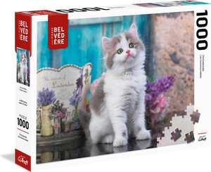Trefl Casse-tête 1000 Curieux chaton 061152814006