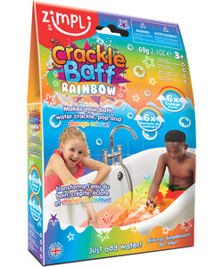 Zimpli Kids zimpli - crackle baff rainbow paquet de 6 bains 813974028426