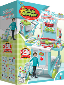 Little Moppet Little Moppet Chariot médical 3-en-1 086453055422