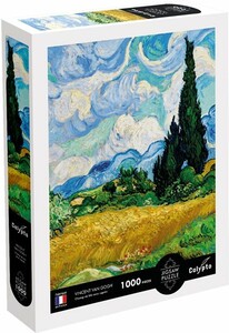 Casse-tete Calypto Casse-tête 1000 Champ de blé avec cyprès (Vincent Van Gogh) 685X480mm 3760124870091