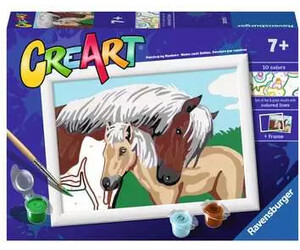 Ravensburger CreArt Peinture à numéro CreART Mère et poulain 4005556200757
