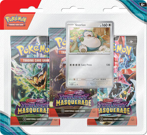 Pokémon Pokemon Scarlet & Violet Twilight Masquerade - 3pk blister - Snorlax *