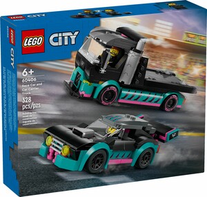 LEGO LEGO 60406 La voiture de course et le camion de transport de voitures 673419386944
