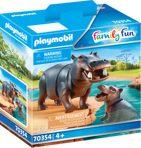 Playmobil Playmobil 70354 Hippopotame et son bebe (mars 2021) 4008789703545
