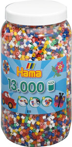 Hama Hama Midi 13000 perles en pot 211-00 028178211004